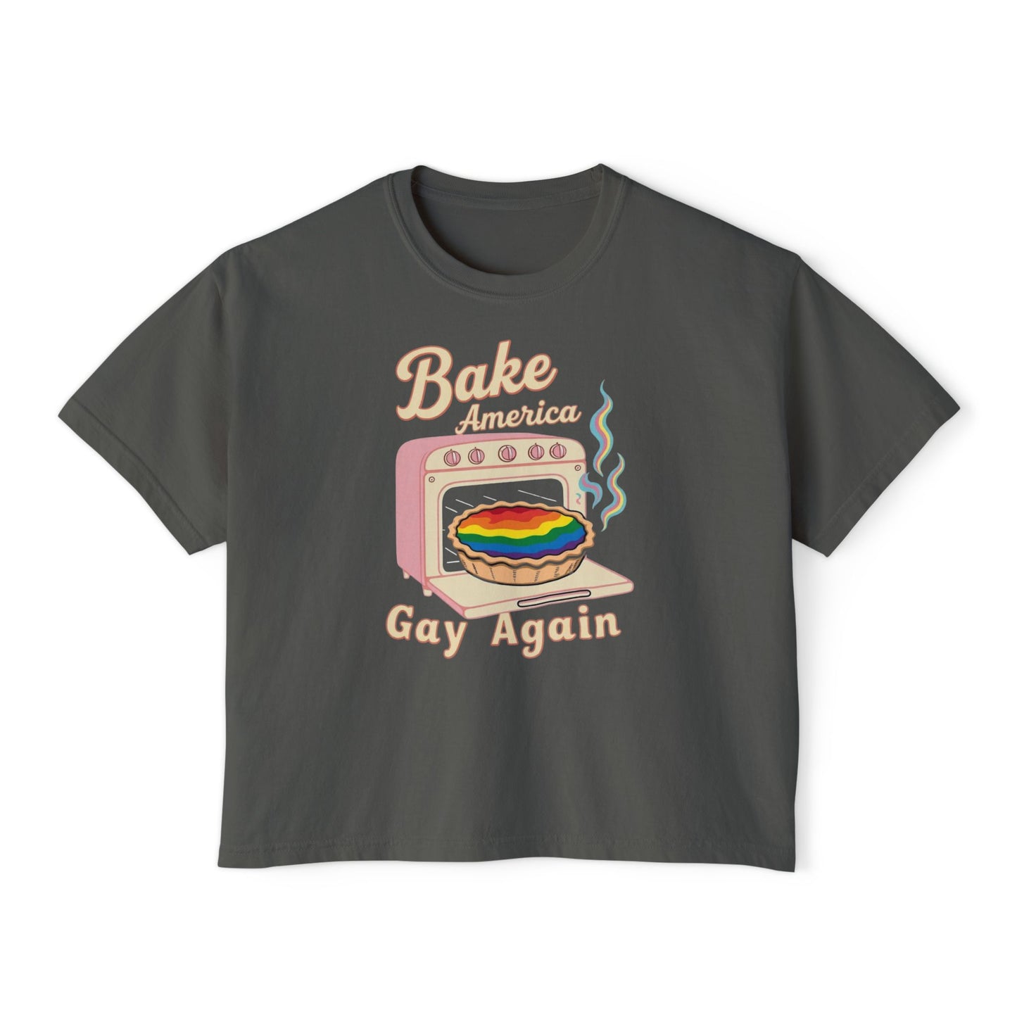 Bake America Gay Again Boxy Tee