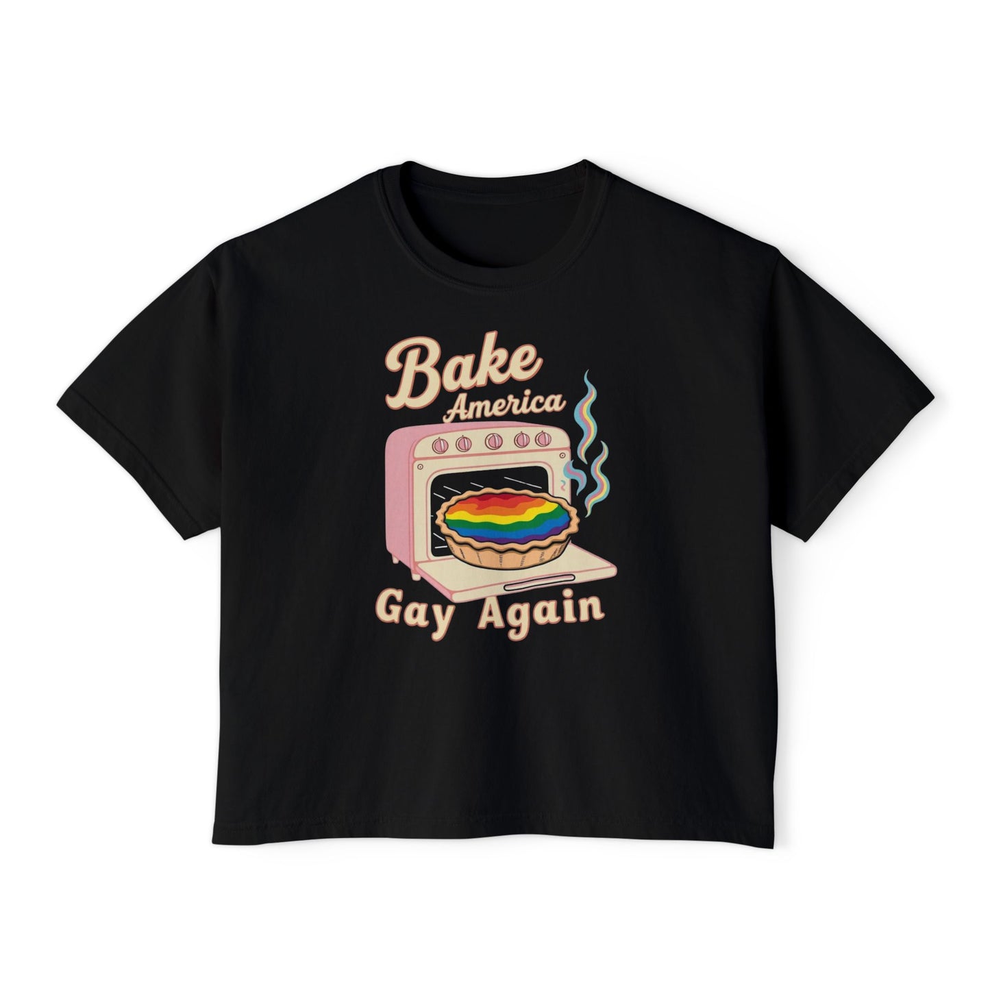 Bake America Gay Again Boxy Tee