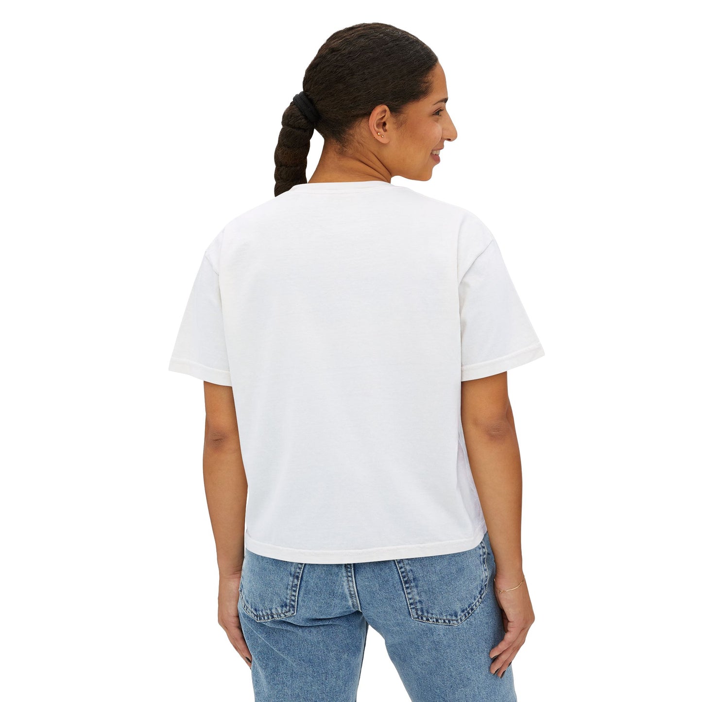 Bakers Against Bigots Women's Boxy Tee, Comfortable Cotton Top, LGBTQ+ Pride Apparel, Baking Lover Gift, Empowering Statement Shirt